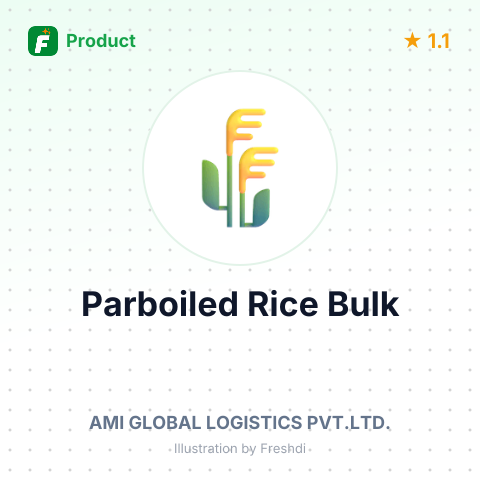 Indian Parboiled Rice 5% Broken – summary card, no photo uploaded yet