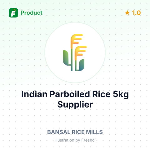 Indian Parboiled Rice 5kg – summary card, no photo uploaded yet