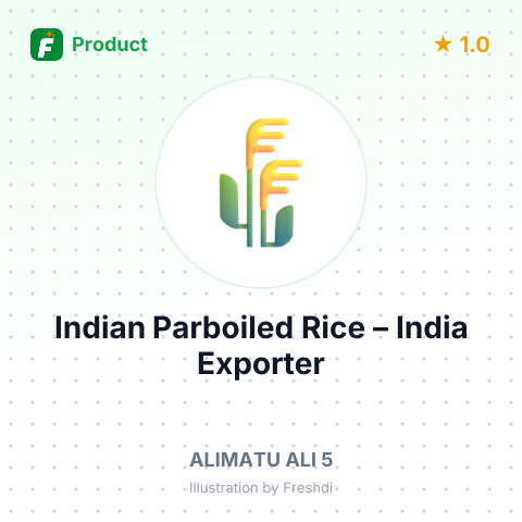 Indian Parboiled Rice – summary card, no photo uploaded yet
