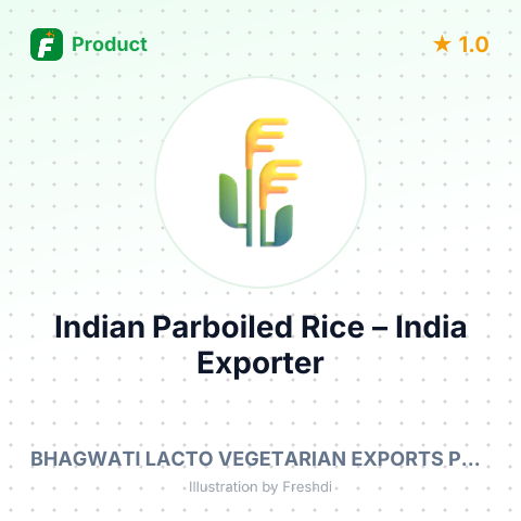 Indian Parboiled Rice (Non Basmati) – summary card, no photo uploaded yet
