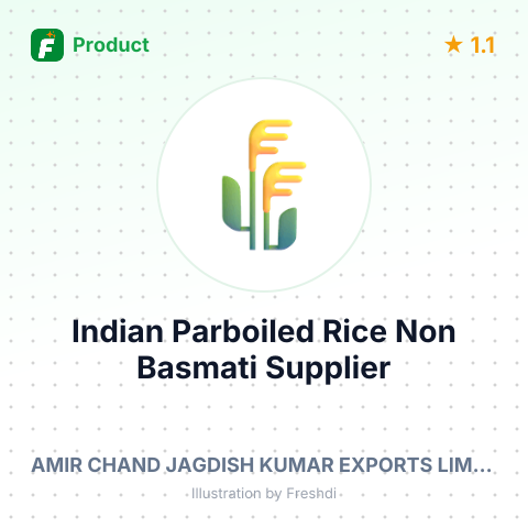 Indian Parboiled Rice Non Basmati – summary card, no photo uploaded yet