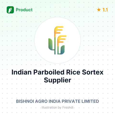 Indian Parboiled Rice Sortex – summary card, no photo uploaded yet