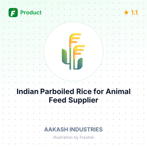 Indian Parboiled Rice for Animal Feed (Feed Grade) – summary card, no photo uploaded yet