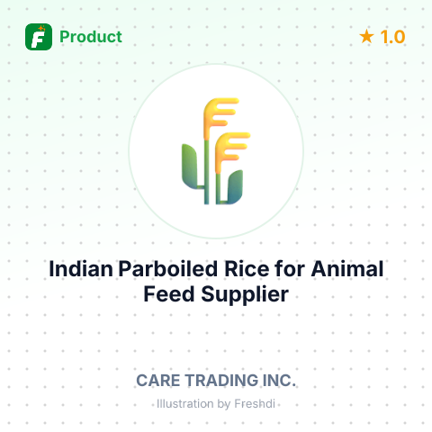 Indian Parboiled Rice for Animal Feed – summary card, no photo uploaded yet