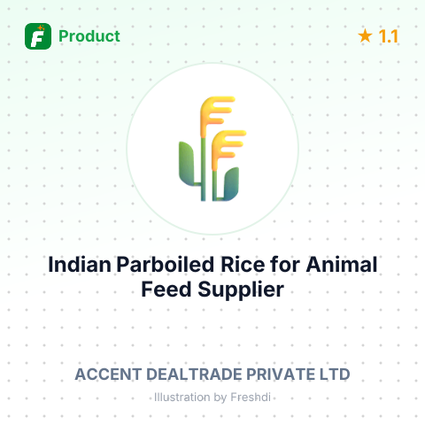 Indian Parboiled Rice for Animal Feed – summary card, no photo uploaded yet