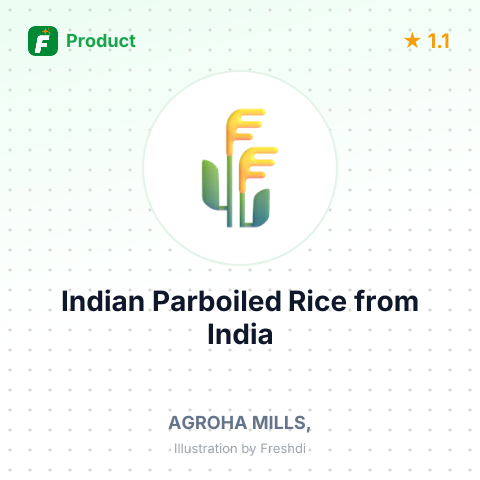Indian Parboiled Rice – summary card, no photo uploaded yet