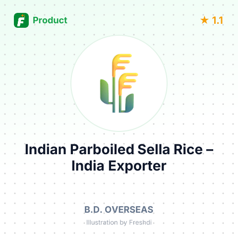 Indian Parboiled Sella Rice – summary card, no photo uploaded yet