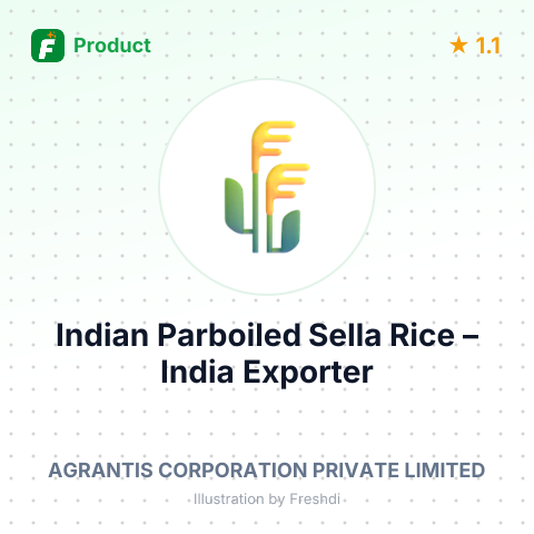 Indian Parboiled Sella Rice – summary card, no photo uploaded yet