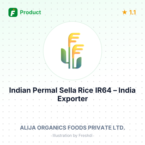 Indian Permal Sella Rice IR64 – summary card, no photo uploaded yet