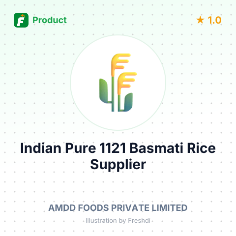 Indian Pure 1121 Basmati Rice – summary card, no photo uploaded yet