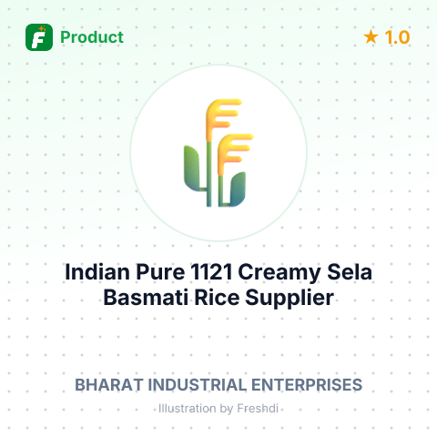 Indian Pure 1121 Creamy Sela Basmati Rice – summary card, no photo uploaded yet