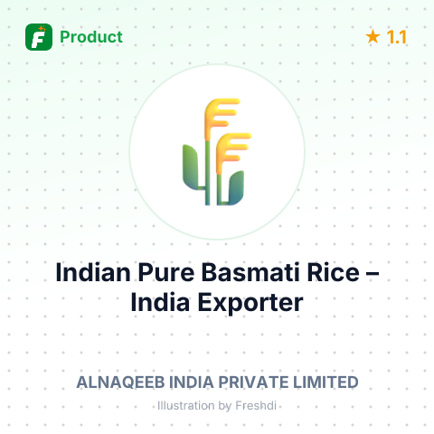 Indian Pure Basmati Rice – summary card, no photo uploaded yet