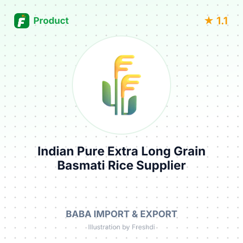 Indian Pure Extra Long Grain Basmati Rice – summary card, no photo uploaded yet