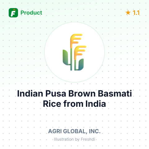 Indian Pusa Brown Basmati Rice – summary card, no photo uploaded yet