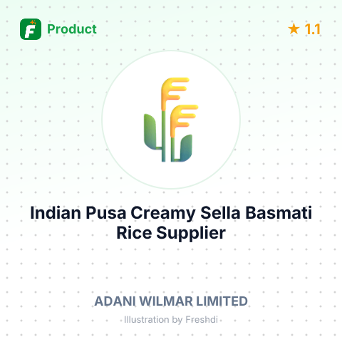 Indian Pusa Creamy Sella Basmati Rice – summary card, no photo uploaded yet