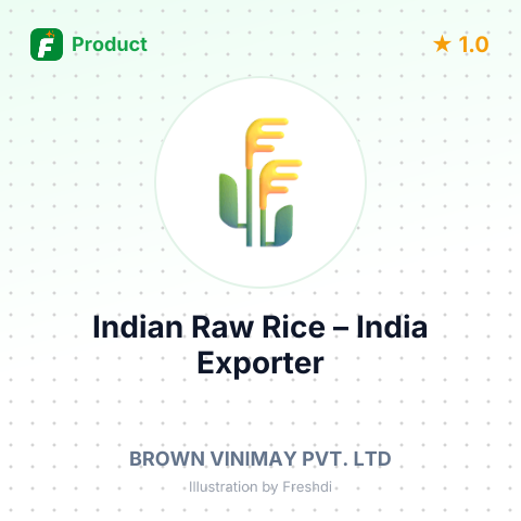 Indian Raw Rice (Long Grain) – summary card, no photo uploaded yet