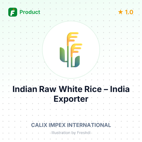 Indian Raw White Rice – summary card, no photo uploaded yet