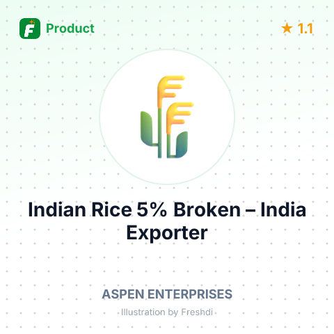 Indian Rice 5% Broken – summary card, no photo uploaded yet