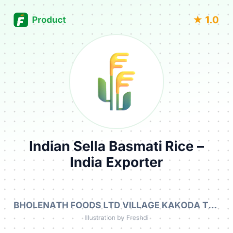 Indian Sella Basmati Rice – summary card, no photo uploaded yet