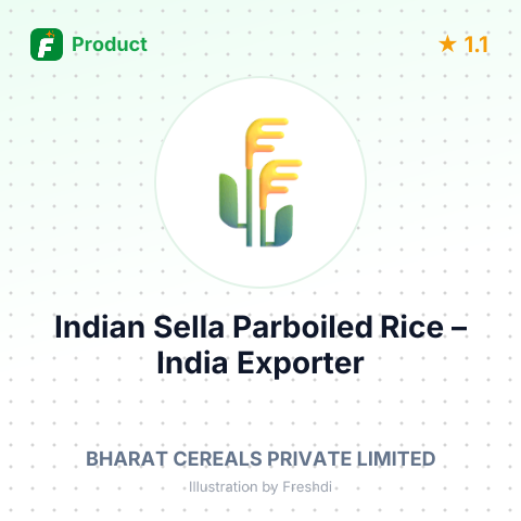 Indian Sella Parboiled Rice – summary card, no photo uploaded yet