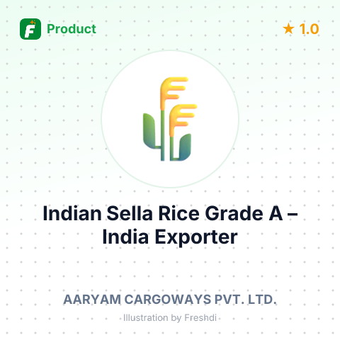 Indian Sella Rice, Grade A – summary card, no photo uploaded yet