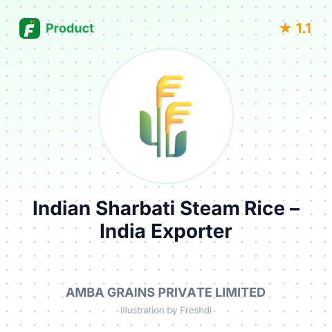 Indian Sharbati Steam Rice – summary card, no photo uploaded yet
