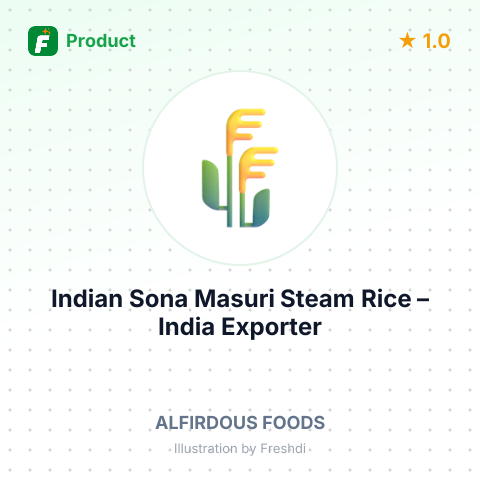 Indian Sona Masuri Steam Rice – summary card, no photo uploaded yet