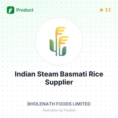 Indian Steam Basmati Rice – summary card, no photo uploaded yet
