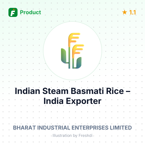 Indian Steam Basmati Rice – summary card, no photo uploaded yet