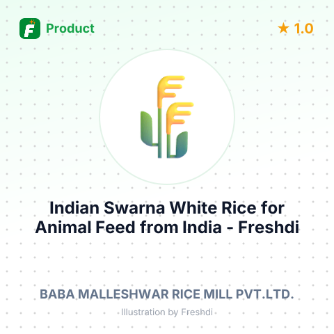 Indian Swarna White Rice for Animal Feed – summary card, no photo uploaded yet