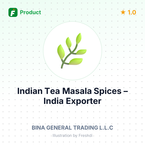 Indian Tea Masala Spices – summary card, no photo uploaded yet