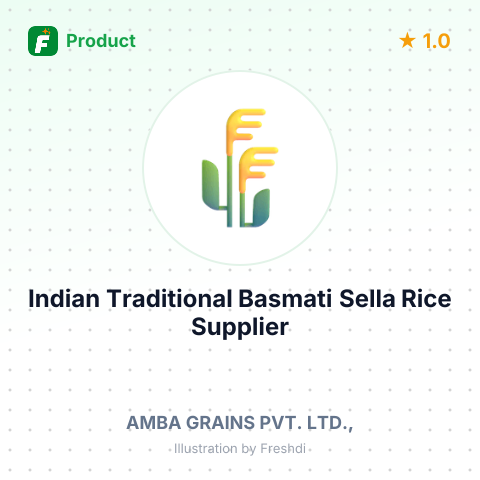 Indian Traditional Basmati Sella Rice – product summary card, no photo uploaded yet