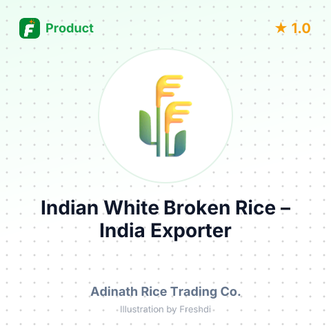 Indian White Broken Rice – summary card, no photo uploaded yet