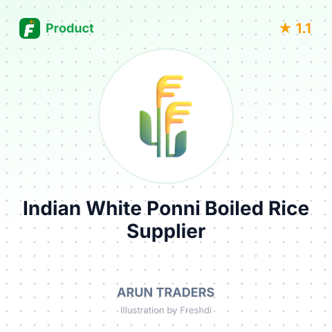 Indian White Ponni Boiled Rice – summary card, no photo uploaded yet