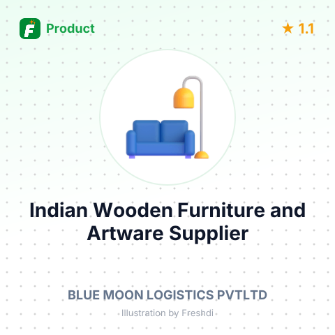 Indian Wooden Furniture and Artware – summary card, no photo uploaded yet