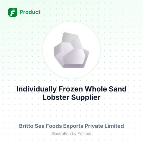 Individually Frozen Whole Sand Lobster – summary card, no photo uploaded yet