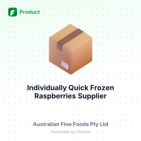 Individually Quick Frozen Raspberries – summary card, no photo uploaded yet