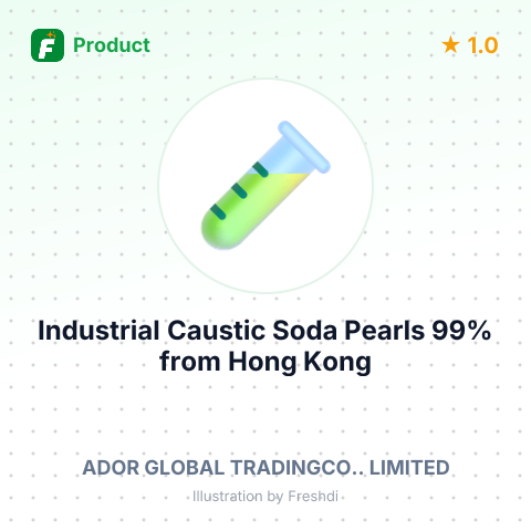 Industrial Caustic Soda Pearls 99% – summary card, no photo uploaded yet