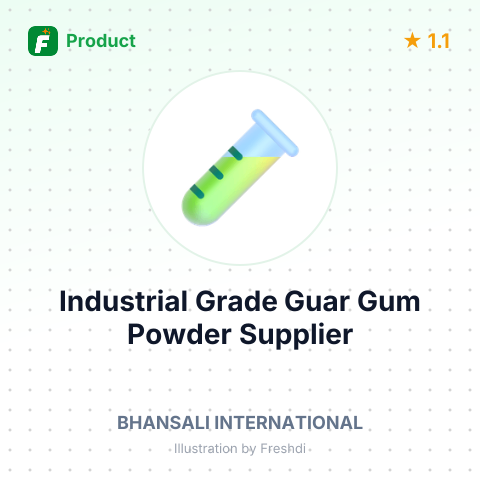 Industrial Grade Guar Gum Powder – summary card, no photo uploaded yet