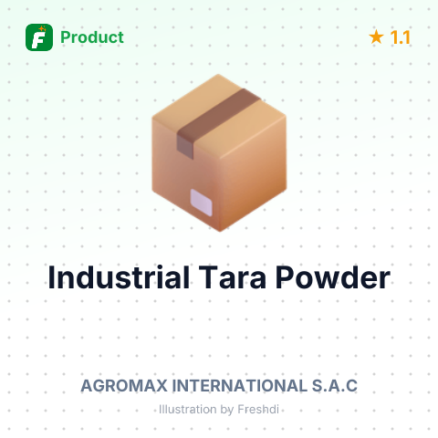 Industrial Tara Powder – summary card, no photo uploaded yet