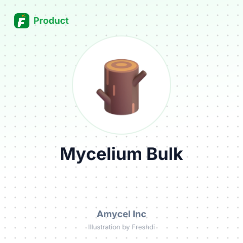 Inoculated Compact Sawdust Mycelium – summary card, no photo uploaded yet