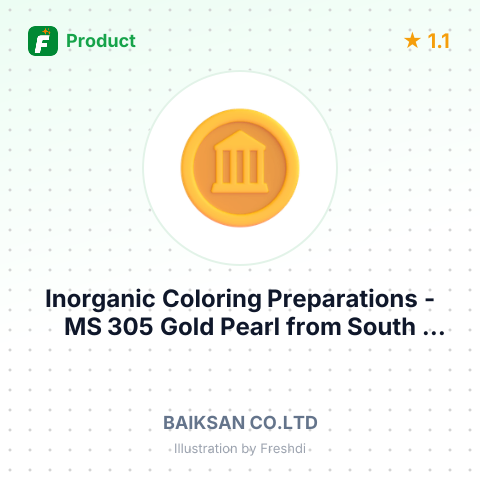 Inorganic Coloring Preparations - MS 305 Gold Pearl – summary card, no photo uploaded yet