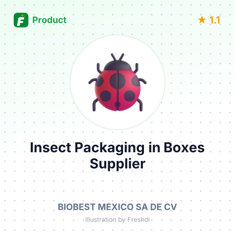 Insect Packaging in Boxes – summary card, no photo uploaded yet