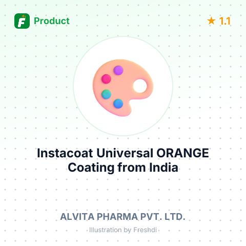 Instacoat Universal ORANGE Coating – summary card, no photo uploaded yet
