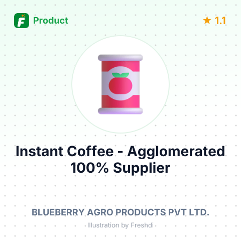 Instant Coffee - Agglomerated 100% – summary card, no photo uploaded yet