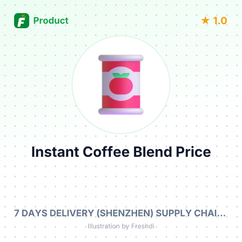 Instant Coffee Blend 3 in 1 – summary card, no photo uploaded yet