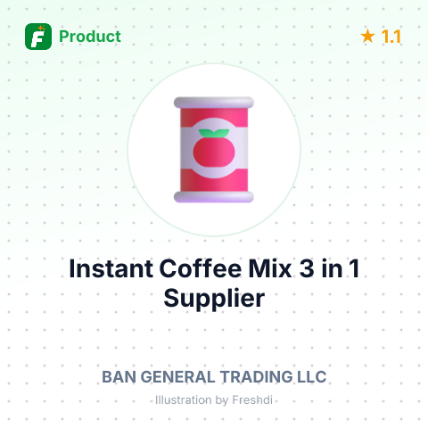 Instant Coffee Mix 3 in 1 – summary card, no photo uploaded yet