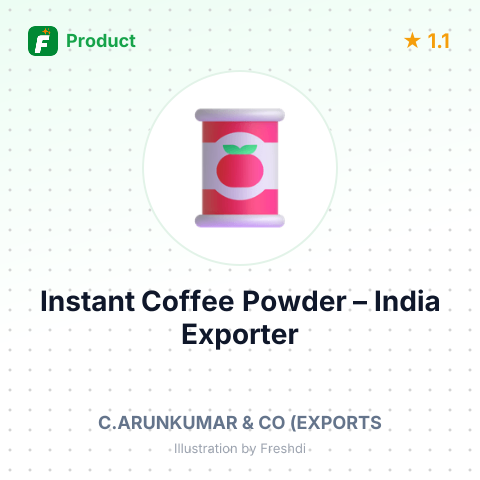 Instant Coffee Powder – summary card, no photo uploaded yet