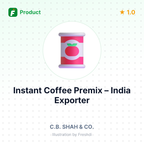 Instant Coffee Premix – summary card, no photo uploaded yet