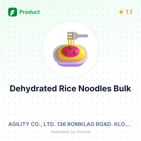 Instant Dehydrated Rice Noodles – summary card, no photo uploaded yet